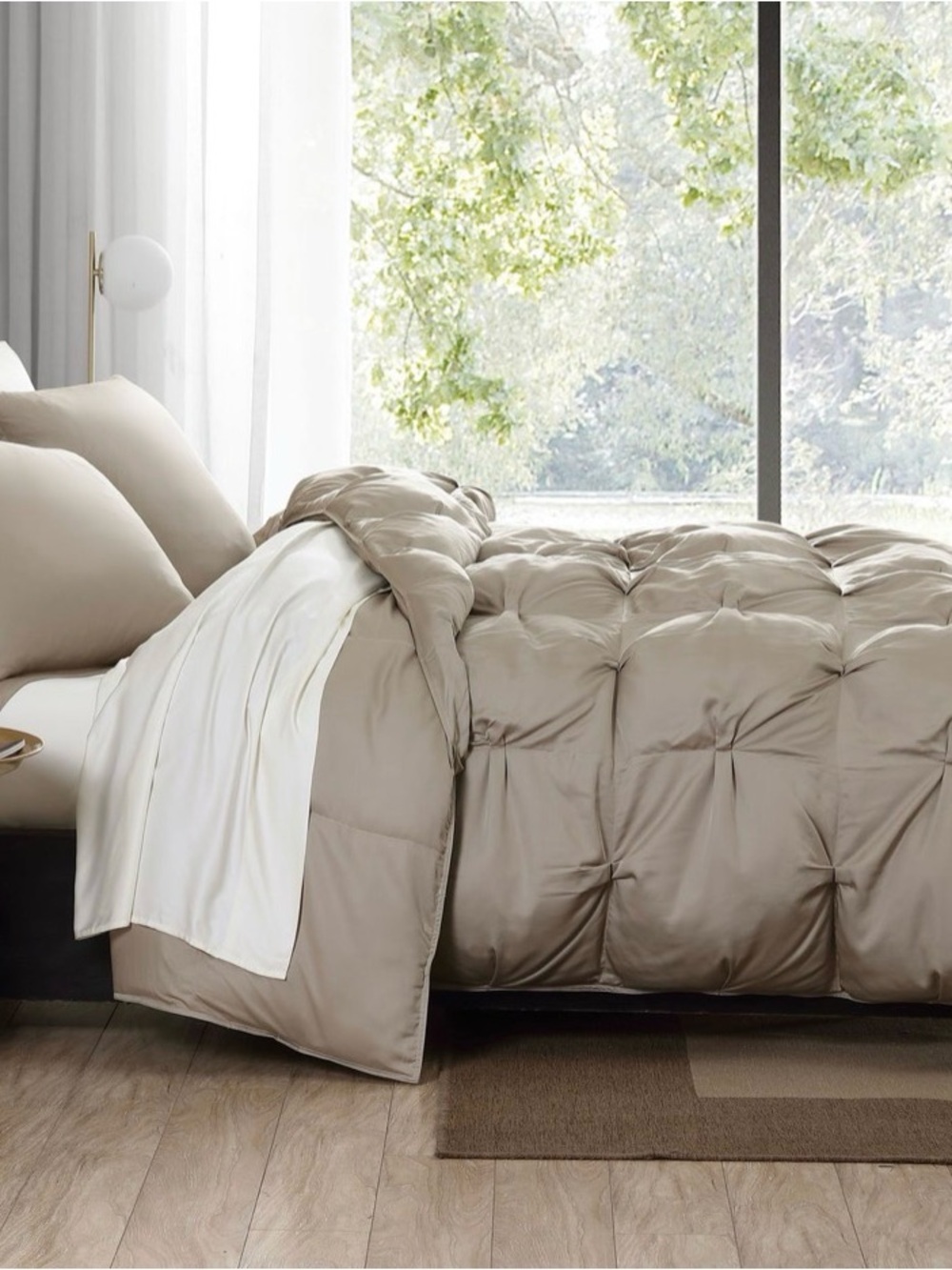 Sunday Citizen Premium Lumière Bubble Comforter -King/Cal King - Taupe